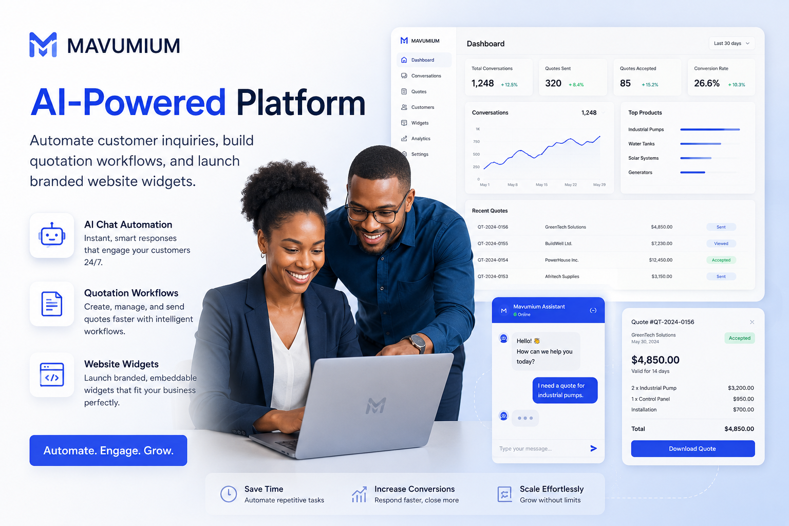 Mavumium App Capabilities